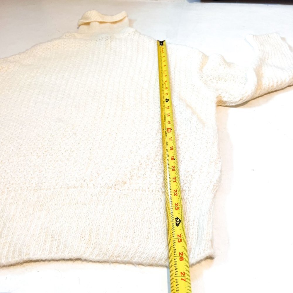 Zara Pointelle Knit Oversized Sweater Limited Edition Ecru Size Small - Picture 7 of 10